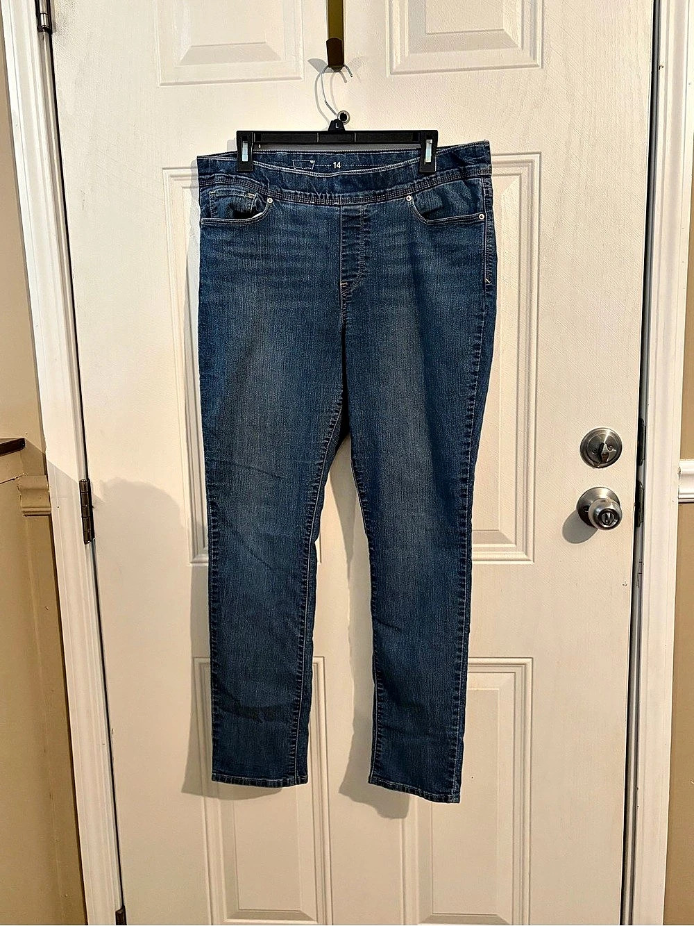 Levi's Pull-On Skinny Jeans Blue Waist 14